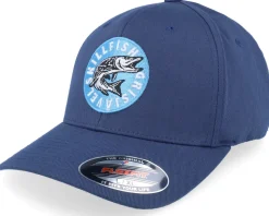 Cirkel Grisjävel Wooly Combed Navy Flexfit - Skillfish
