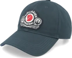 Classic Badge Cap Dark Navy Dad Cap - Fjällräven