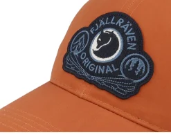 Classic Badge Cap Terracotta Brown Dad Cap - Fjällräven