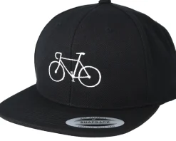 Classic Bike Black/White Snapback - Bike Souls