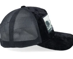 Classic Car & City Landscape Patch Velvet Black - Iconic