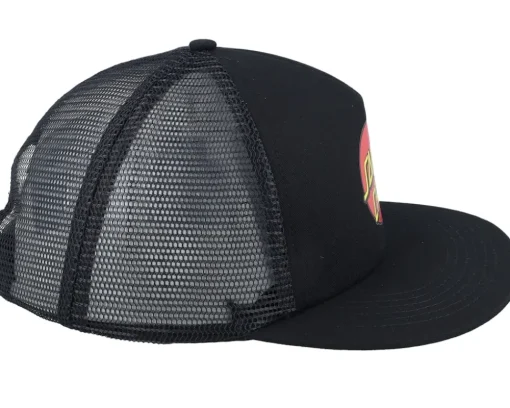 Classic Dot Black/Black Trucker - Santa Cruz
