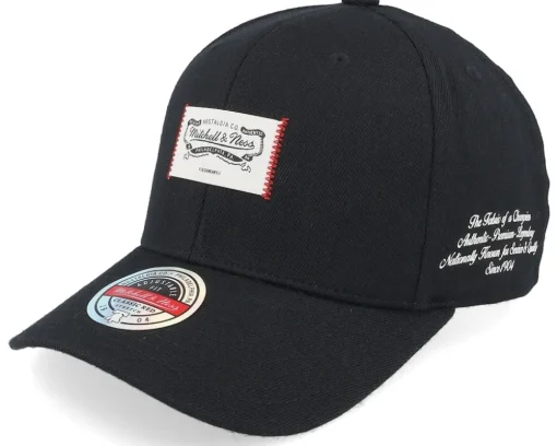 Classic Mark Stretch Black Adjustable - Mitchell & Ness
