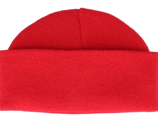 Classic Red Short Blank Beanie - Beechfield