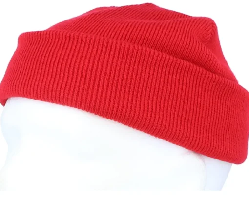 Classic Red Short Blank Beanie - Beechfield