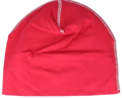 Classic Red/White Hemsedal Cotton Beanie - Beechfield