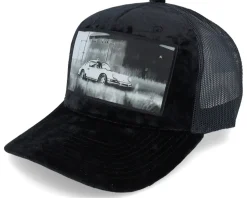 Classic Sportscar Black A-frame Trucker - Calza Pennello