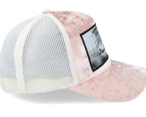 Classic Sportscar Peach/Ivory A-frame Trucker - Calza Pennello