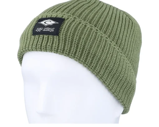 Classic Surf Lined Reg Beanie Dusty Olive Cuff - Rip Curl