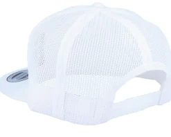 Classic White A-Frame Trucker Snapback - Yupoong