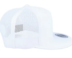 Classic White A-Frame Trucker Snapback - Yupoong