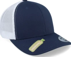 Classics Recycled Mesh Navy/White Trucker - Yupoong