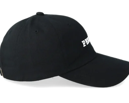 Clean Typo Black Dad Hat - Period