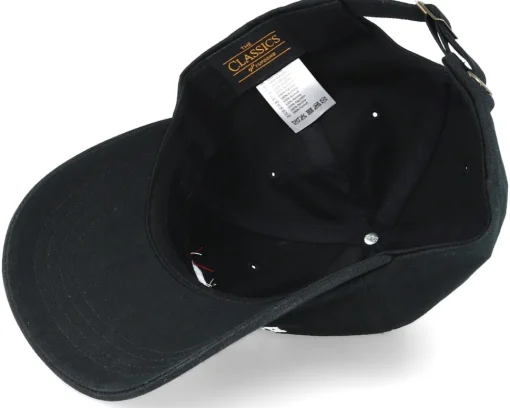 Clean Typo Black Dad Hat - Period