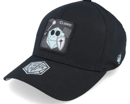 Cleric Box Patch Black Flexfit - Critiql Hit