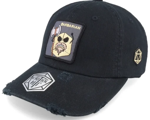 Cleric Dad Cap Destroyed Black Adjustable - Critiql Hit