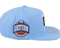 Cleveland Cavaliers Conference Patch Light Blue Snapback - Mitchell & Ness