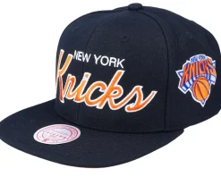 Cleveland Cavaliers Team Script 2.0 Black Snapback - Mitchell & Ness