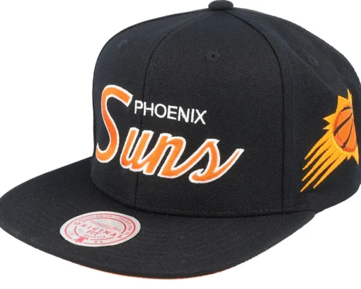 Cleveland Cavaliers Team Script 2.0 Black Snapback - Mitchell & Ness