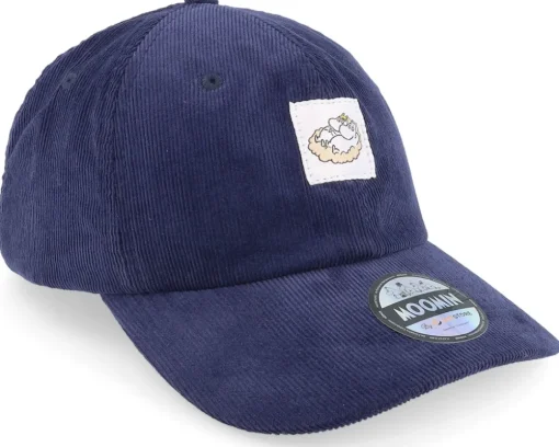 Cloud Navy Cord Dad Cap - Moomin