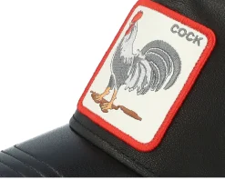 Cock Will Prevail Leather Trucker - Goorin Bros.