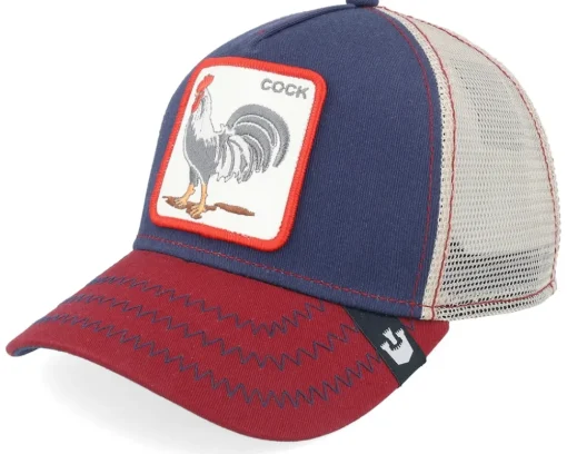 Cock Will Prevail Leather Trucker - Goorin Bros.