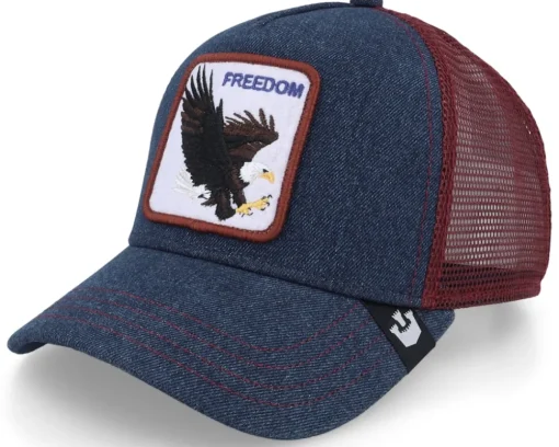 Cock Will Prevail Leather Trucker - Goorin Bros.