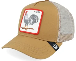 Cock Will Prevail Leather Trucker - Goorin Bros.