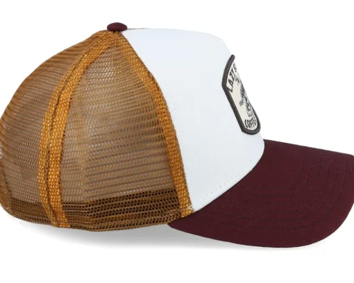 Coffee Club White/Brown Trucker - Djinns