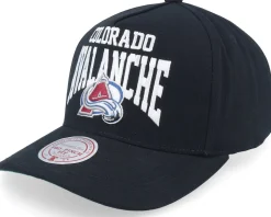 Colorado Avalanche Big Time Pro Black A-frame Adjustable - Mitchell & Ness