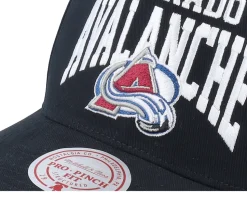 Colorado Avalanche Big Time Pro Black A-frame Adjustable - Mitchell & Ness