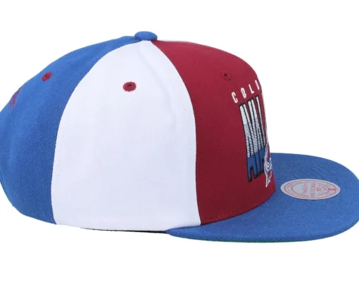 Colorado Avalanche Billboard 2 Royal/Red Snapback - Mitchell & Ness