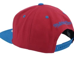 Colorado Avalanche Buzz Maroon/Blue Snapback - Mitchell & Ness