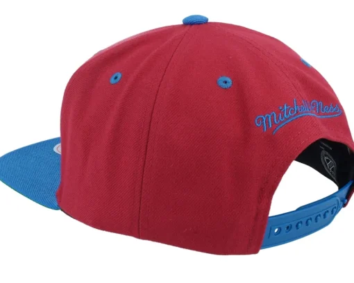 Colorado Avalanche Buzz Maroon/Blue Snapback - Mitchell & Ness