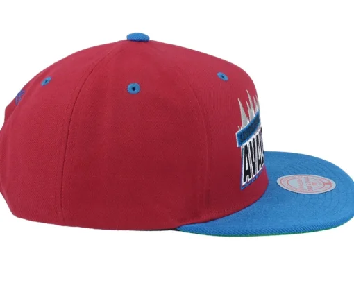 Colorado Avalanche Buzz Maroon/Blue Snapback - Mitchell & Ness