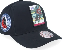 Colorado Avalanche Player Pro Crown Peter Forsberg Black A-frame Adjustable - Mitchell & Ness