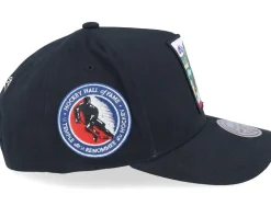 Colorado Avalanche Player Pro Crown Peter Forsberg Black A-frame Adjustable - Mitchell & Ness