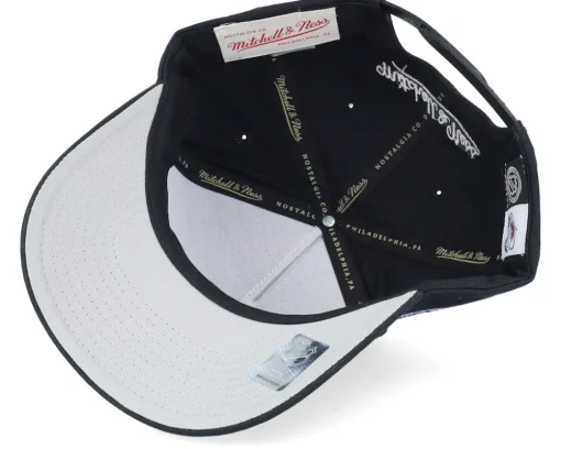 Colorado Avalanche Player Pro Crown Peter Forsberg Black A-frame Adjustable - Mitchell & Ness
