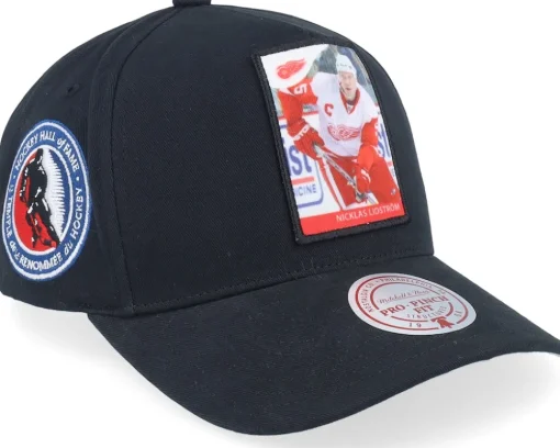 Colorado Avalanche Player Pro Crown Peter Forsberg Black A-frame Adjustable - Mitchell & Ness