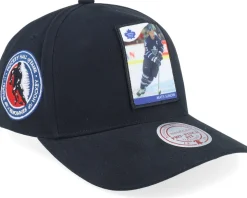 Colorado Avalanche Player Pro Crown Peter Forsberg Black A-frame Adjustable - Mitchell & Ness