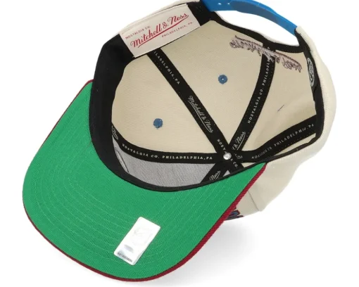 Colorado Avalanche Pop Panel Off White/Maroon Snapback - Mitchell & Ness