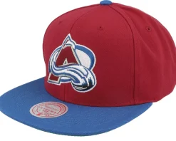 Colorado Avalanche Team 2 Tone 2.0 Red/Light Blue Snapback - Mitchell & Ness