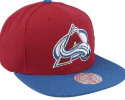 Colorado Avalanche Team 2 Tone 2.0 Red/Light Blue Snapback - Mitchell & Ness