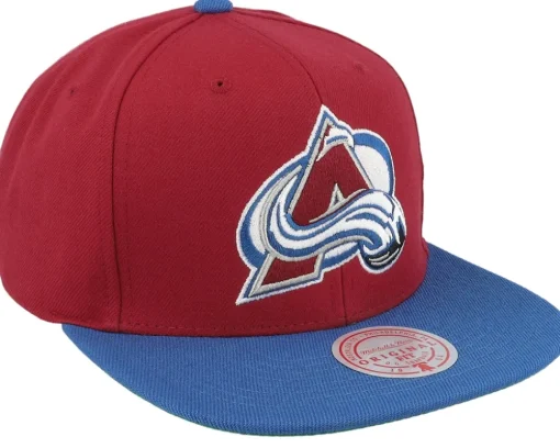 Colorado Avalanche Team 2 Tone 2.0 Red/Light Blue Snapback - Mitchell & Ness