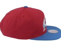 Colorado Avalanche Team 2 Tone 2.0 Red/Light Blue Snapback - Mitchell & Ness