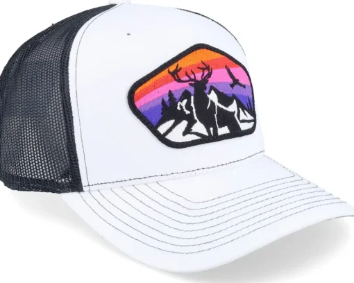 Colorful Deer Big Patch White/Black A-frame - Iconic