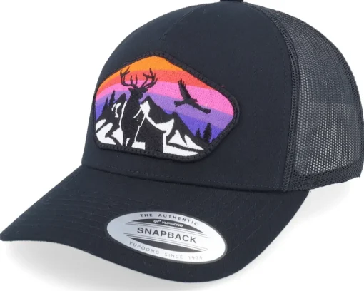 Colorful Deer Big Patch White/Black A-frame - Iconic
