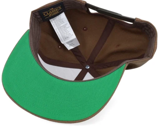 Compass Shield Green Patch Tan Snapback - Wild Spirit