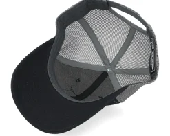 Compass Shield Grey Patch Black/Charcoal Trucker - Wild Spirit