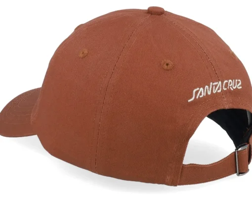 Contour Hand Burnt Sienna Dad Cap - Santa Cruz